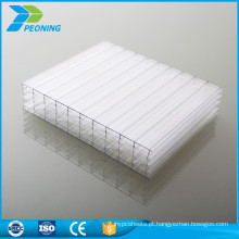 Fábrica de venda quente diretamente lexan transparente isolamento térmico bayer policarbonato plásticos placas de parede de parede dupla